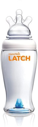 MUNCHKIN LATCH 6M+ 330 ml Butelka dla niemowląt, szybki przepływ i antykolky smoczek