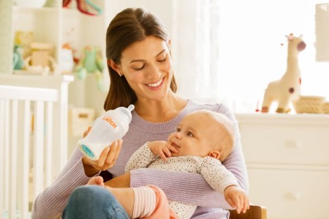 MUNCHKIN LATCH 6M+ 330 ml Butelka dla niemowląt, szybki przepływ i antykolky smoczek