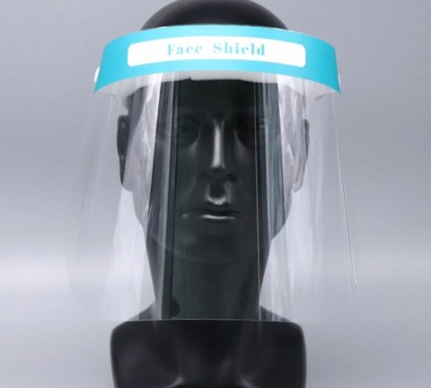 SKAMEX Przyłbica medyczna, z gąbką i gumką, powłoka anty-fog