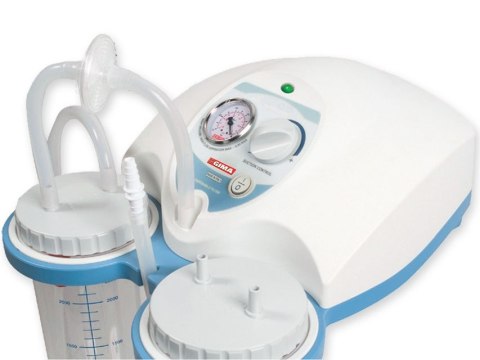 GIMA SUPER VEGA ON TROLLEY Ssak medyczny mobilny z wyłącznikiem nożnym