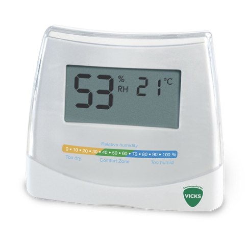 VICKS V70EMEAV1 NEW Termometr higrometr, 2w1, duży ekran