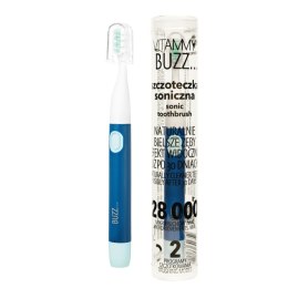 VITAMMY BUZZ GRANAT Szczoteczka soniczna do zębów, 2 programy szczotkowania