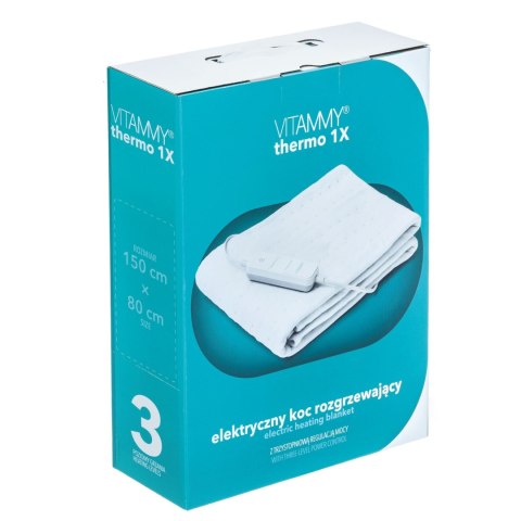 VITAMMY THERMO 1X Koc elektryczny, z 1 kontrolerem, miękki i przytulny