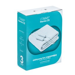 VITAMMY THERMO 2X Koc elektryczny podwójny, komfortowy, z regulacją temperatury