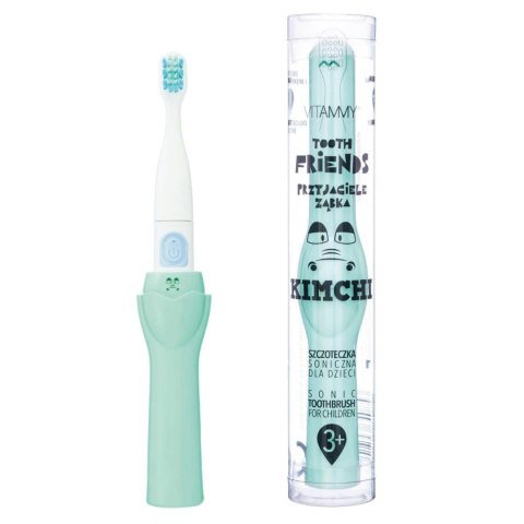VITAMMY TOOTH FRIENDS KIMCHI GREEN Szczoteczka soniczna do zębów dla dzieci 3+