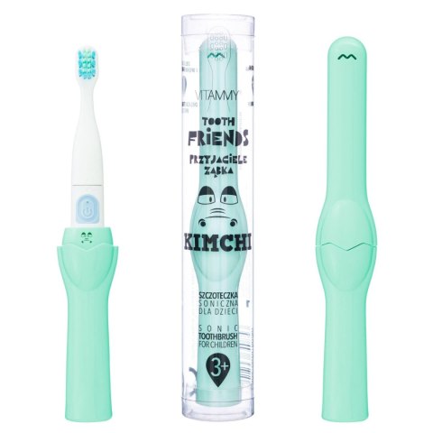 VITAMMY TOOTH FRIENDS KIMCHI GREEN Szczoteczka soniczna do zębów dla dzieci 3+