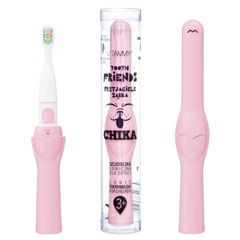 VITAMMY TOOTH FRIENDS CHIKA PINK Szczoteczka soniczna do zębów dla dzieci 3+