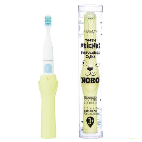 VITAMMY TOOTH FRIENDS NORO YELLOW Szczoteczka soniczna do zębów dla dzieci 3+