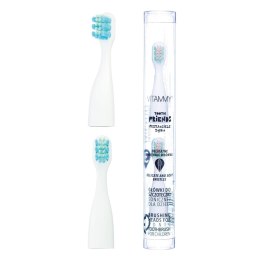 VITAMMY TOOTH FRIENDS BLUE GREEN Końcówki do szczoteczek sonicznych, 2 szt.