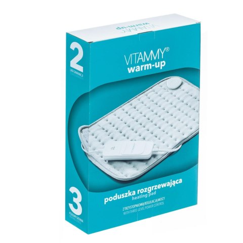 VITAMMY WARM UP Poduszka rozgrzewająca, elektryczna, 3 tryby grzania