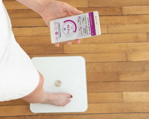 VISIOMED BEWELL Waga łazienkowa, BW-MyScale Initial, dokładność 100 g, do 180 kg