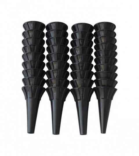 RIESTER Wzierniki jednorazowe 3 mm, czarne, 100 szt.