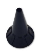 RIESTER 5 mm Wzierniki jednorazowe, czarne, do otoskopów, 100 szt.
