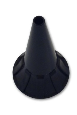 RIESTER 5 mm Wzierniki jednorazowe, czarne, do otoskopów, 100 szt.