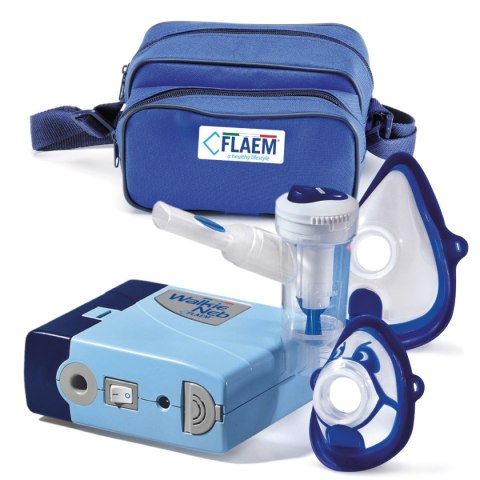 FLAEM WALKIENEB BASIC Inhalator bez akumulatora, zestaw podróżny z torbą