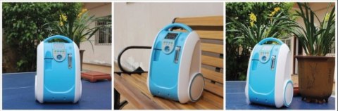 OLIVE OLV-B1 Koncentrator tlenu przenośny, akcesoria, do użytku mobilnego i domowego