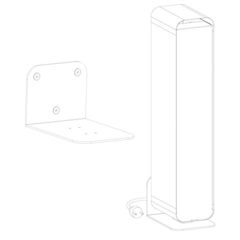 LENA LIGHTING STERILON UCHWYT NAŚCIENNY FLOW 72W