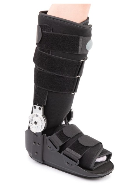 QMED SILVER LINE ROZM. S Orteza stopowo-goleniowa z regulacją pneumatyczną, czarna