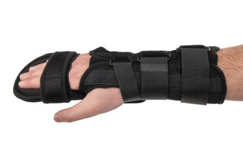 QMED UNI HAND ROZM. L Orteza nadgarstka uniwersalna, czarna