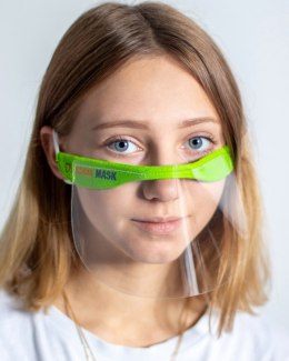 SCHOOLMASK MP/003/C2/ZIELONY Mini przyłbica ochronna, rozmiar dziecięcy, 2 szt.