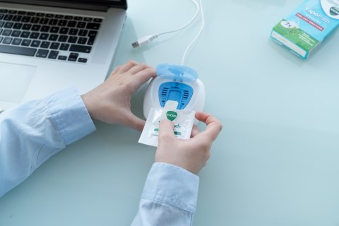 VICKS VH1800EU Bezwodny dyfuzor USB, do wkładów zapachowych, nocne podświetlenie