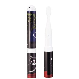 VITAMMY SMILE CZARNY KOT Szczoteczka soniczna do zębów dla dzieci 3+, miękkie włókna