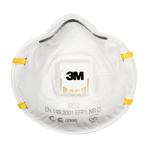 3M 8812 Półmaska filtrująca FFP1 z zaworem Cool Flow, przeciwpyłowa