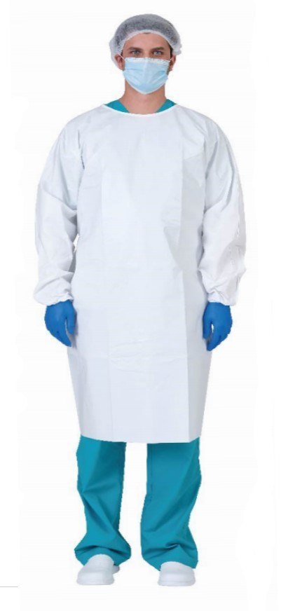 CARINE ROZM. L Fartuch izolacyjny pełnobarierowy typ 6 P-B, fartuch medyczny