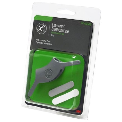 LITTMANN Identyfikator do stetoskopów, kolor szary, uniwersalny