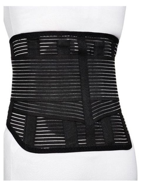 MEYRA MEDICAL LUMBO LIGHT ROZM. 2 Gorset lędźwiowo-krzyżowy, czarny z taśmami