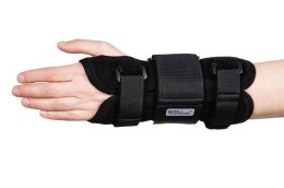 MEYRA MEDICAL MANU LEWA ROZM. 1 Orteza ręki stabilizująca bez kciuka, czarna