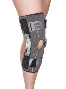 QMED S-MOVE ROZM. 3 Orteza stawu kolanowego z zegarem i stalkami bocznymi, czarna