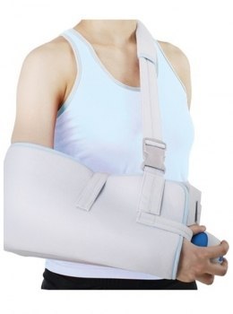 QMED SILVER LINE ROZM. L Aparat odwodzący kończynę górną, kliny do regulacji, taśmy