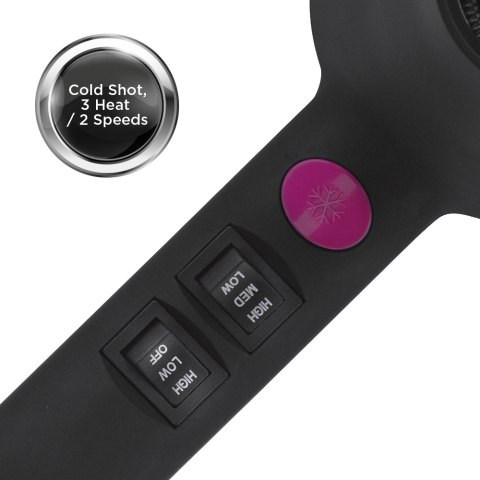 REVLON PERFECT HEAT SMOOTH BRILLIANCE RVDR5251E1 Suszarka do włosów z dyfuzorem i zwężką