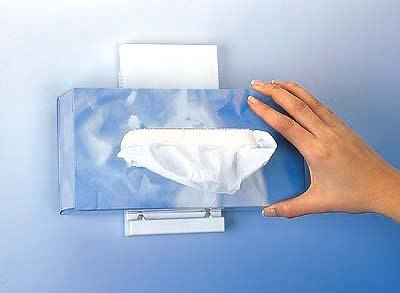 GIMA DRACULA Uchwyt do pudełek na rękawice, regulowany, do gabinetów