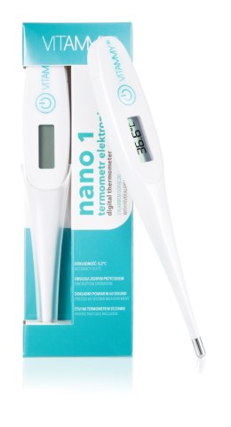 VITAMMY NANO 1 Termometr elektroniczny z alarmem gorączki, termometr piórkowy