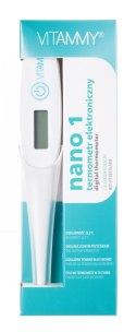 VITAMMY NANO 1 Termometr elektroniczny z alarmem gorączki, termometr piórkowy