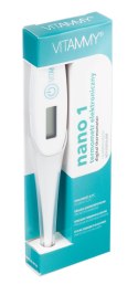 VITAMMY NANO 1 Termometr elektroniczny z alarmem gorączki, termometr piórkowy