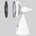VITAMMY DREAM DESK FAN RÓŻOWY Mini wentylator biurkowy USB, 3 tryby, z lustrem i LCD