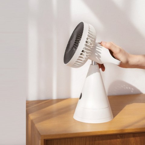 VITAMMY DREAM DESK FAN SZARY Mini wentylator biurkowy USB, 4000 mAh