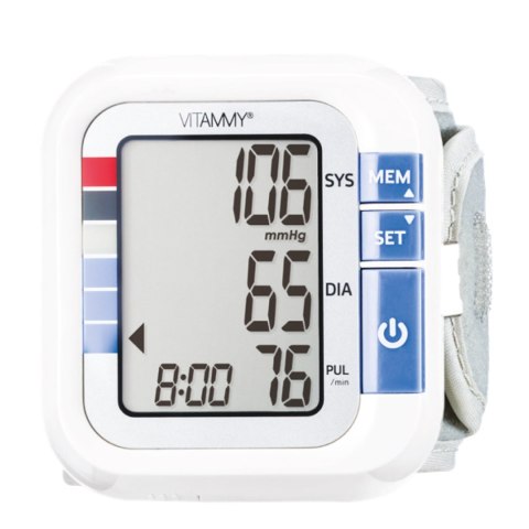 VITAMMY SMART 0.5 Ciśnieniomierz nadgarstkowy, arytmia, interpretacja wg WHO