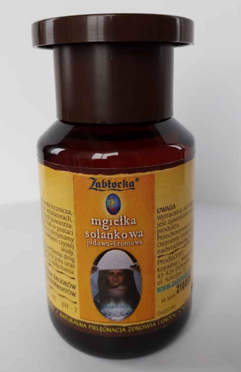 ZABŁOCKA 200 ml Mgiełka solankowa jodowo-bromowa do inhalacji, naturalna