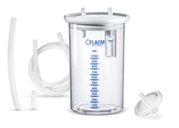 FLAEM Zestaw akcesoriów do ssaków (autoklawowalny pojemnik 1000ml, filtr i dren)