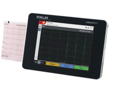 SCHILLER CARDIOVIT FT-1 Aparat EKG typu tablet, ekran 8", Wi-Fi, drukarka