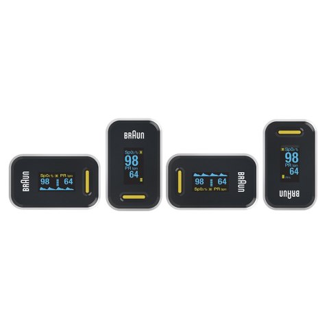 BRAUN PULSE OXIMETER 1 Pulsoksymetr medyczny OLED, dokładny pomiar SpO2 i tętna
