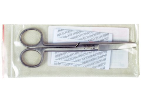 GIMA 14,5 cm Nożyczki wygięte tępe, chirurgiczne ze stali nierdzewnej