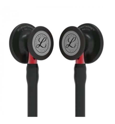 LITTMANN CARDIOLOGY IV 6200 BLACK-FINISH RED Stetoskop kardiologiczny, wysoki profil