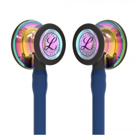 LITTMANN CARDIOLOGY IV 6242 HIGH POLISH RAINBOW NAVY BLACK Stetoskop kardiologiczny