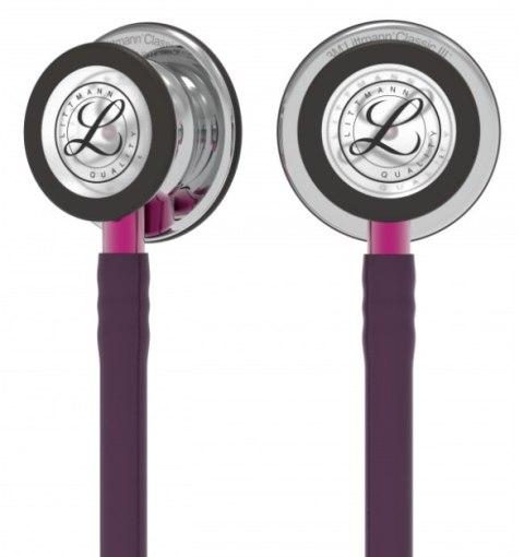 LITTMANN CLASSIC III 5960 MIRROR-FINISH PLUM PINK Stetoskop internistyczny