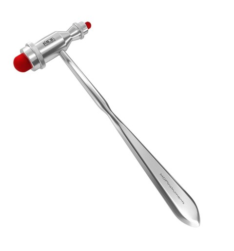 MDF 555 CZERWONY Młotek neurologiczny Troemnera, dwustronna głowica